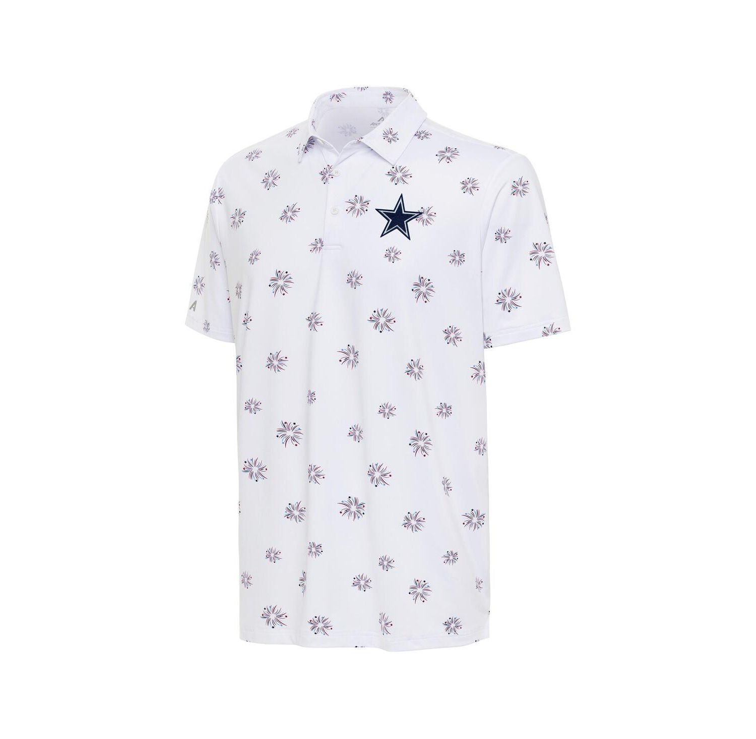 Men's White Dallas Cowboys Fireworks Polo