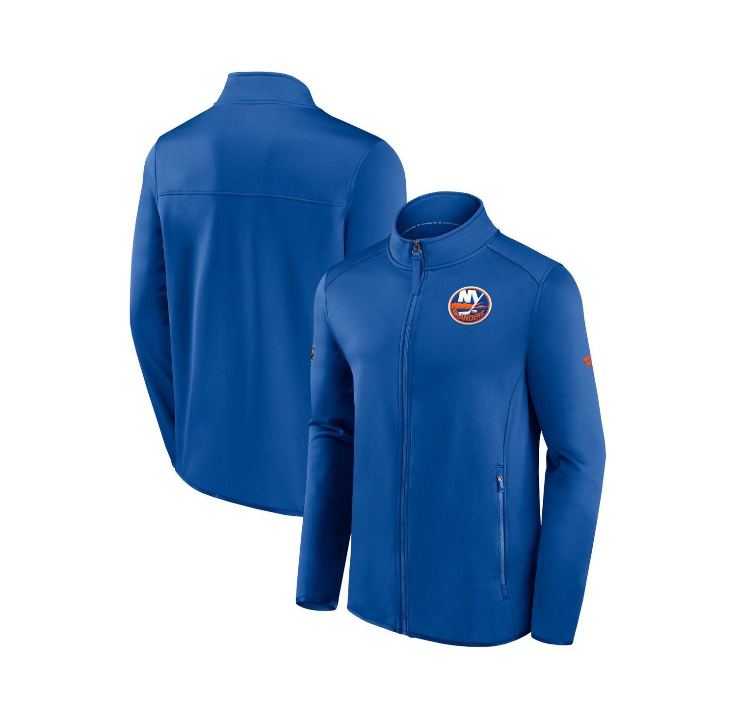 Men's Royal New York Islanders Authentic Pro Rink Fleece Full-Zip Jacket