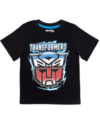 Toddler Boys Bumblebee Optimus Prime 3 Pack T-Shirts to