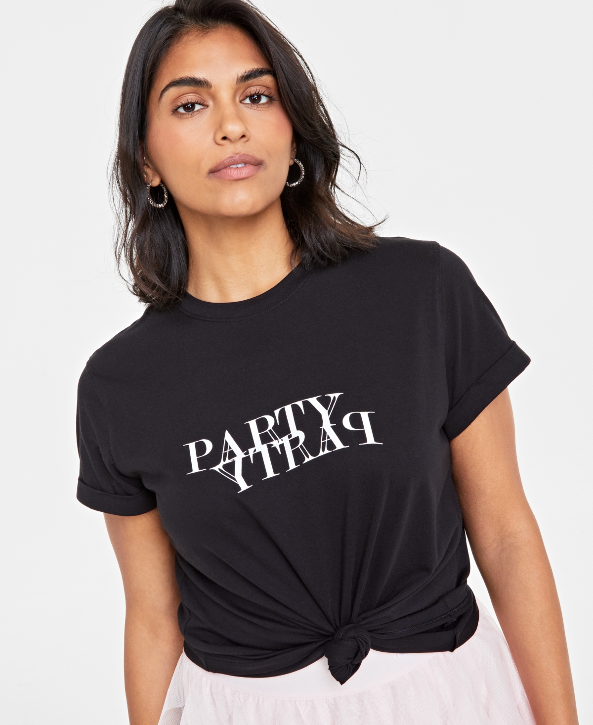 On 34th Women's Party Graphic T-Shirt, Created for Macy's