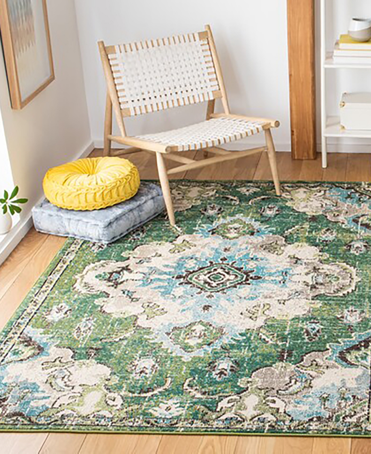 Safavieh Madison 400 MAD484Y 4'x6' Area Rug -Mist