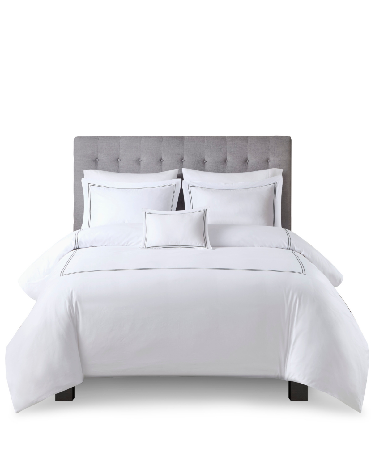 Madison Park Signature Luxury Collection Embroidered 4-Pc. Duvet Cover Set