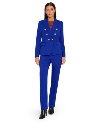 Tahari ASL Women's One Button Double Breasted Blazer