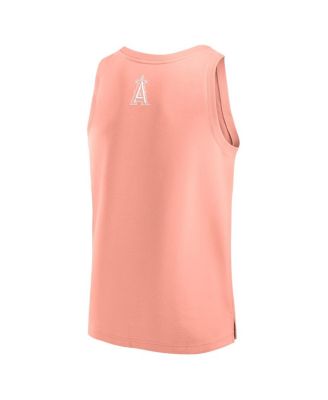 Men's Coral Los Angeles Angels Elements Tank Top