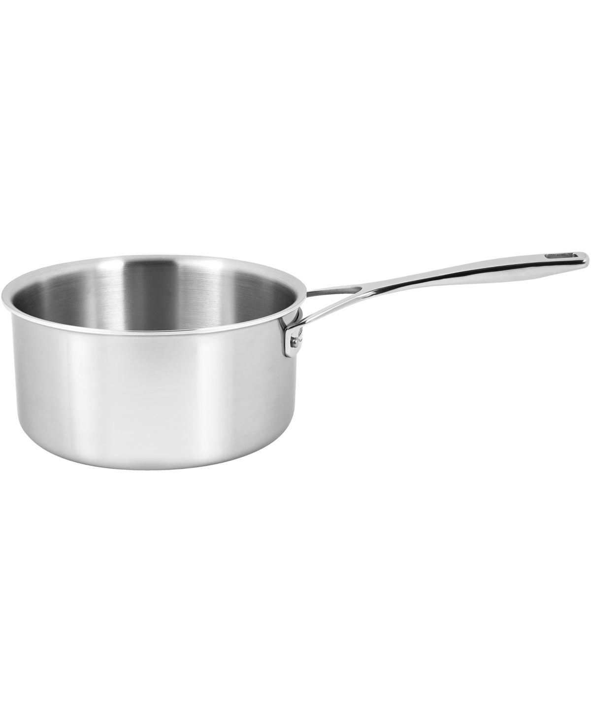 Demeyere Essential 5-ply 1.5qt Stainless Steel Saucepan With Lid In Silver
