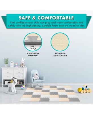 Kids Floor Play Mat 3/8-in, 16 Sq Ft - 16 Tiles