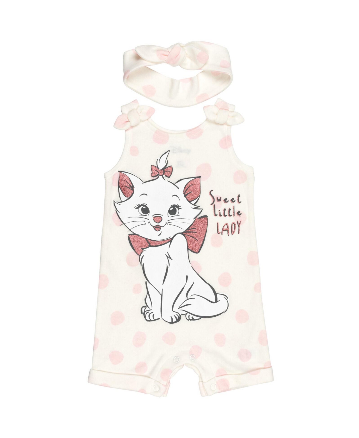 Disney Toddler Girls Minnie Mouse Winnie the Pooh Lion King Lilo & Stitch Simba Romper and Headband Newborn to