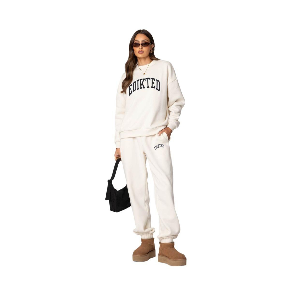 Edikted Women's Babe Oversized Sweatshirt