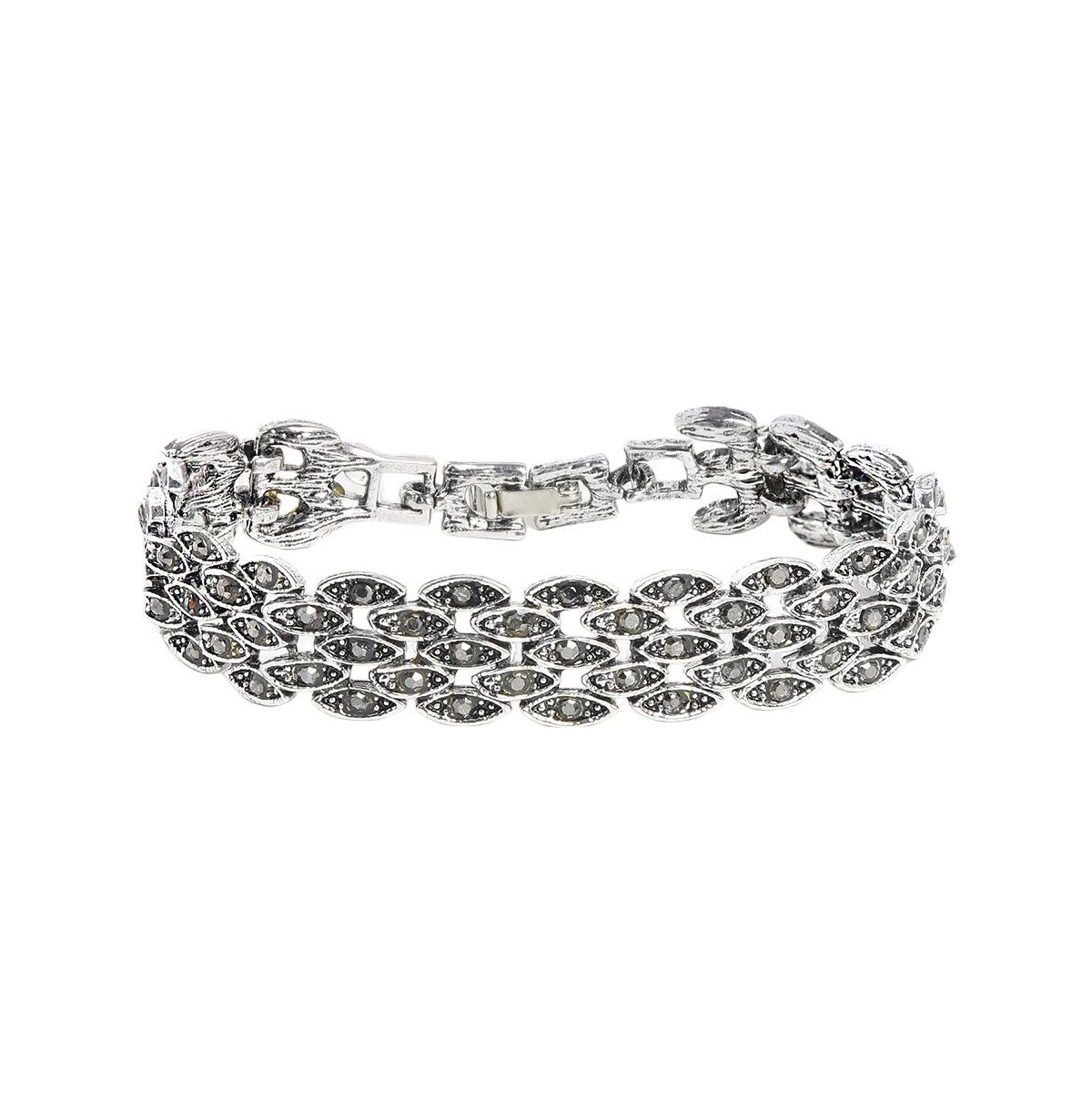 Women's Tennis Bracelet - Silver