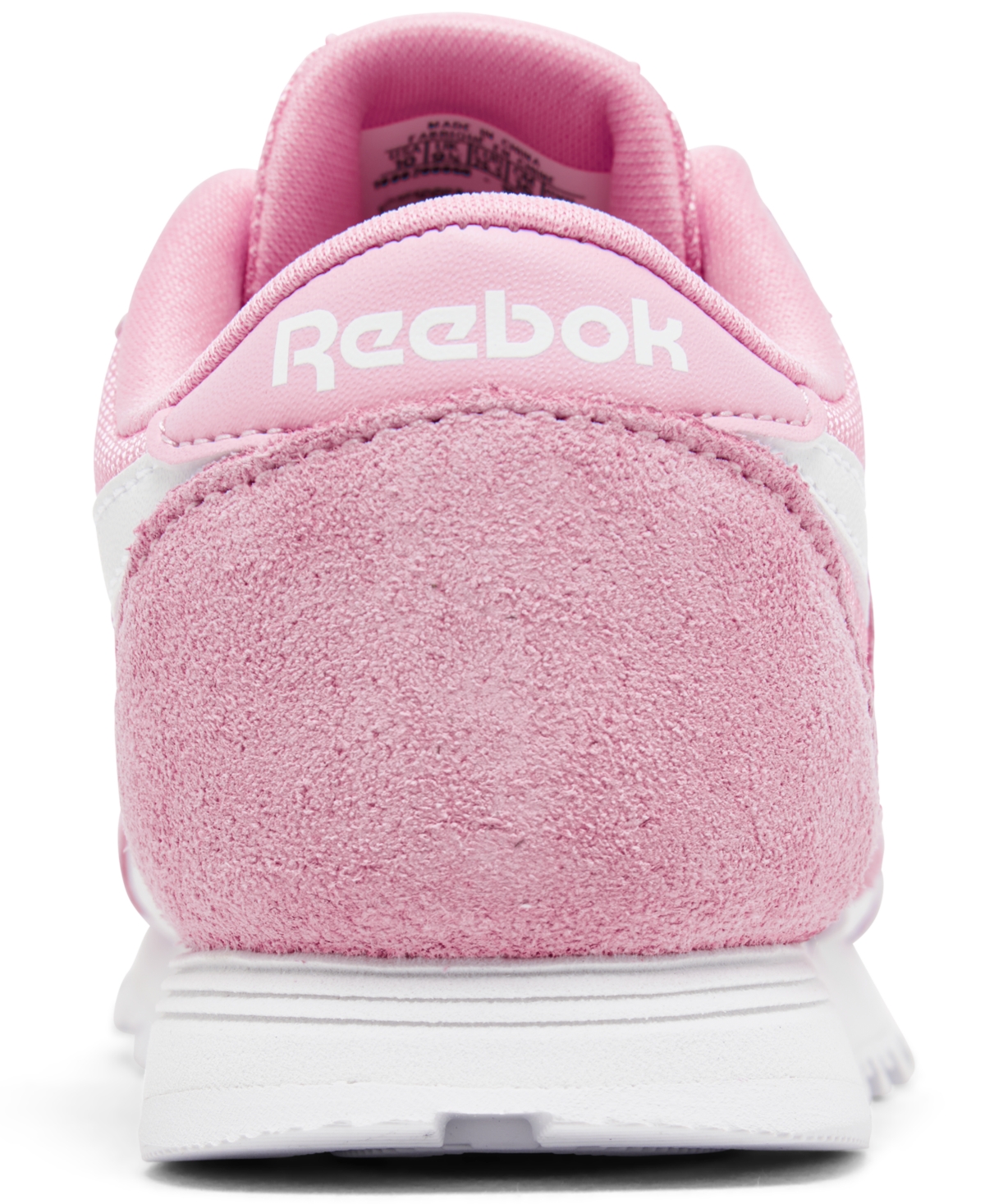Reebok Toddler Girls Classic Nylon Stretch Lace Casual Sneakers from Finish Line -White