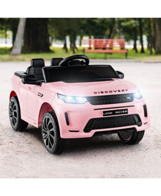 12V Kids Ride On Car Licensed Land Rover Electric Vehicle w/ Remote Control Pink