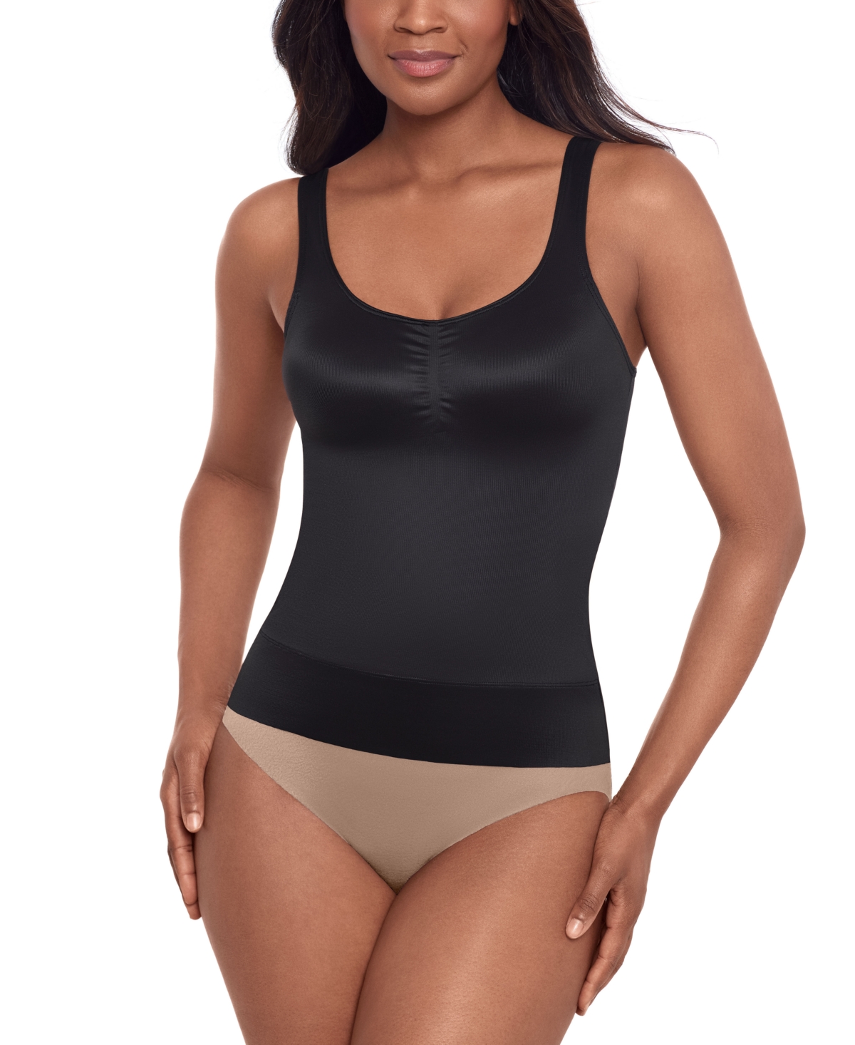 Miraclesuit Shapewear Women's Comfy Curves Shaping Cami 2512 In Black