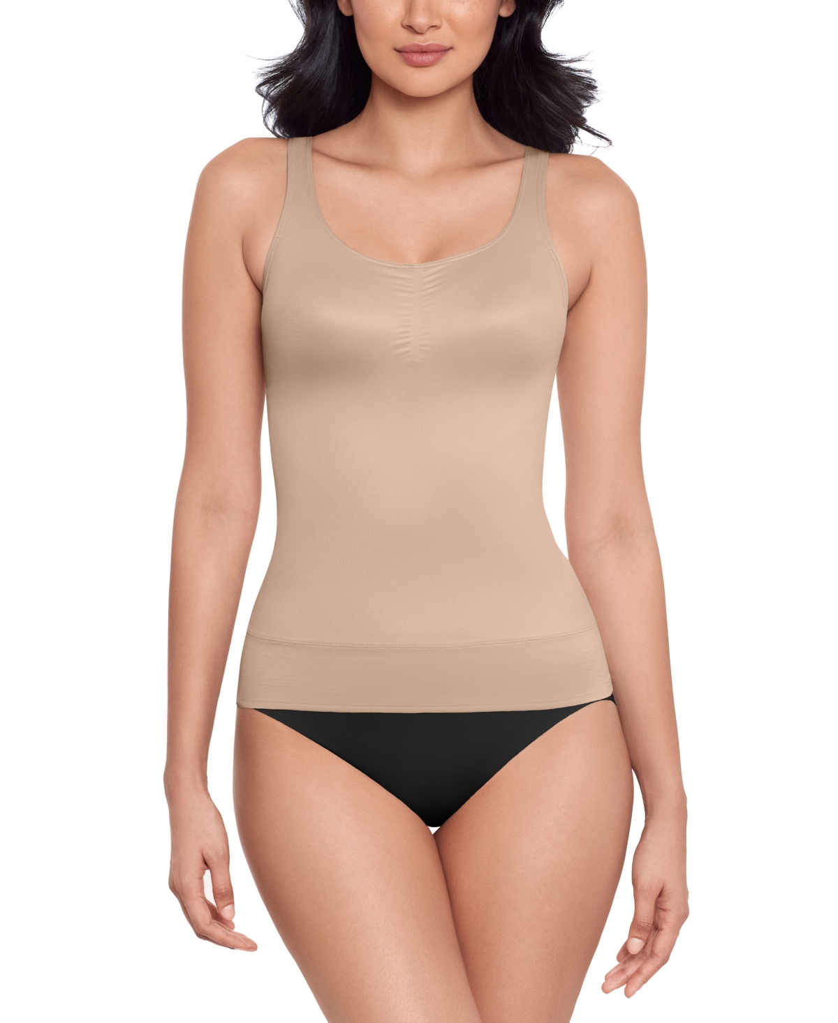 Miraclesuit Shapewear Women's Comfy Curves Shaping Cami 2512 In Warm Beige