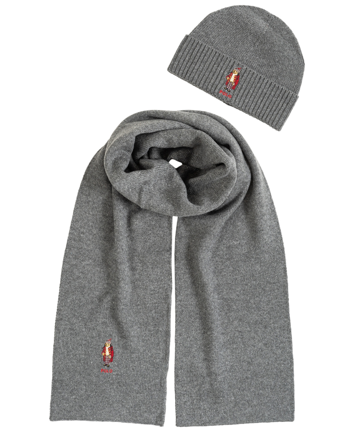 POLO RALPH LAUREN MEN'S HOLIDAY BEAR KNIT, 2-PIECE SET