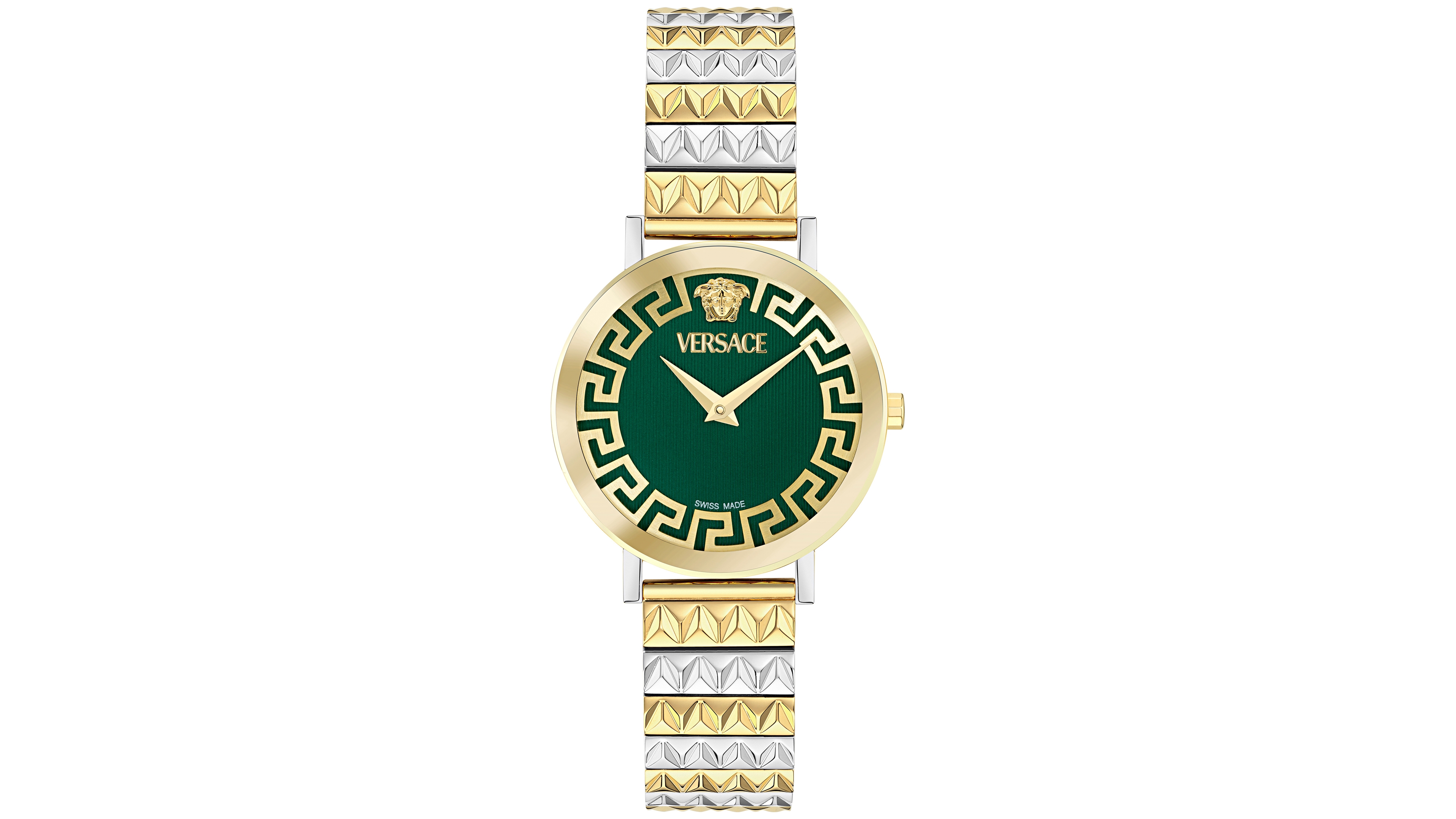 Versace Women's Swiss Daedalus Two-Tone Stainless Steel Bracelet Watch 35mm