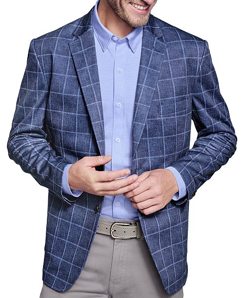 alfani Johnston & Murphy Men's Regular-Fit Sport Coat Men's Fashion & Accessories