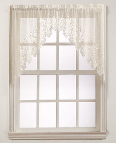No 918 Joy Lace 60 Quot X 38 Quot Pair Of Swag Valances Macy S