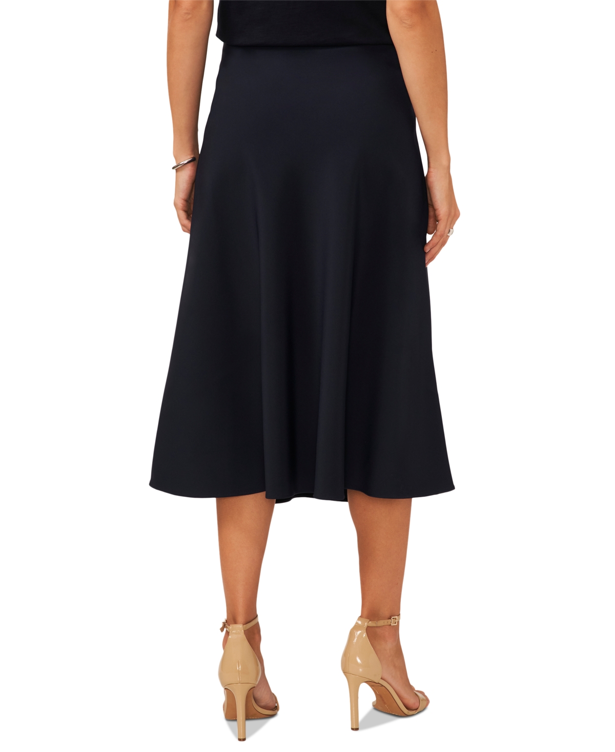 CeCe Women's Bias-Cut Midi Skirt