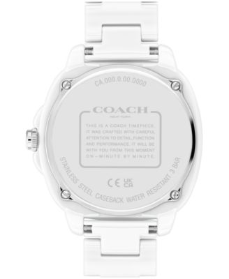 Women's Kitt White Ceramic Bracelet Watch 38mm