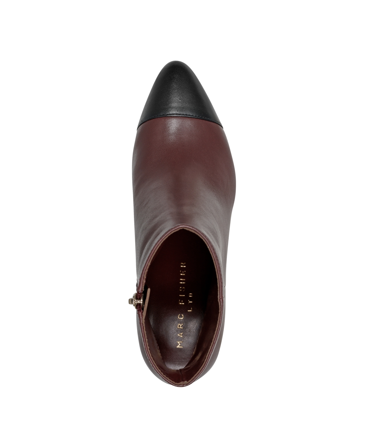 Marc Fisher Ltd Women's Aleea Pointy Toe Booties -Black Leather