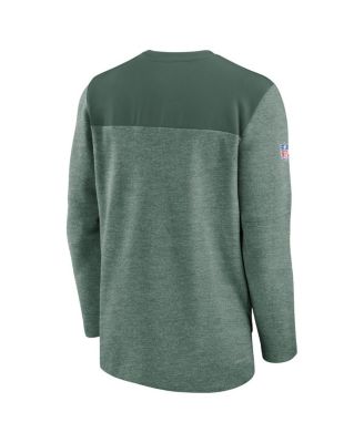 Men's Green Green Bay Packers Sideline Lockup Performance Quarter-Zip Top
