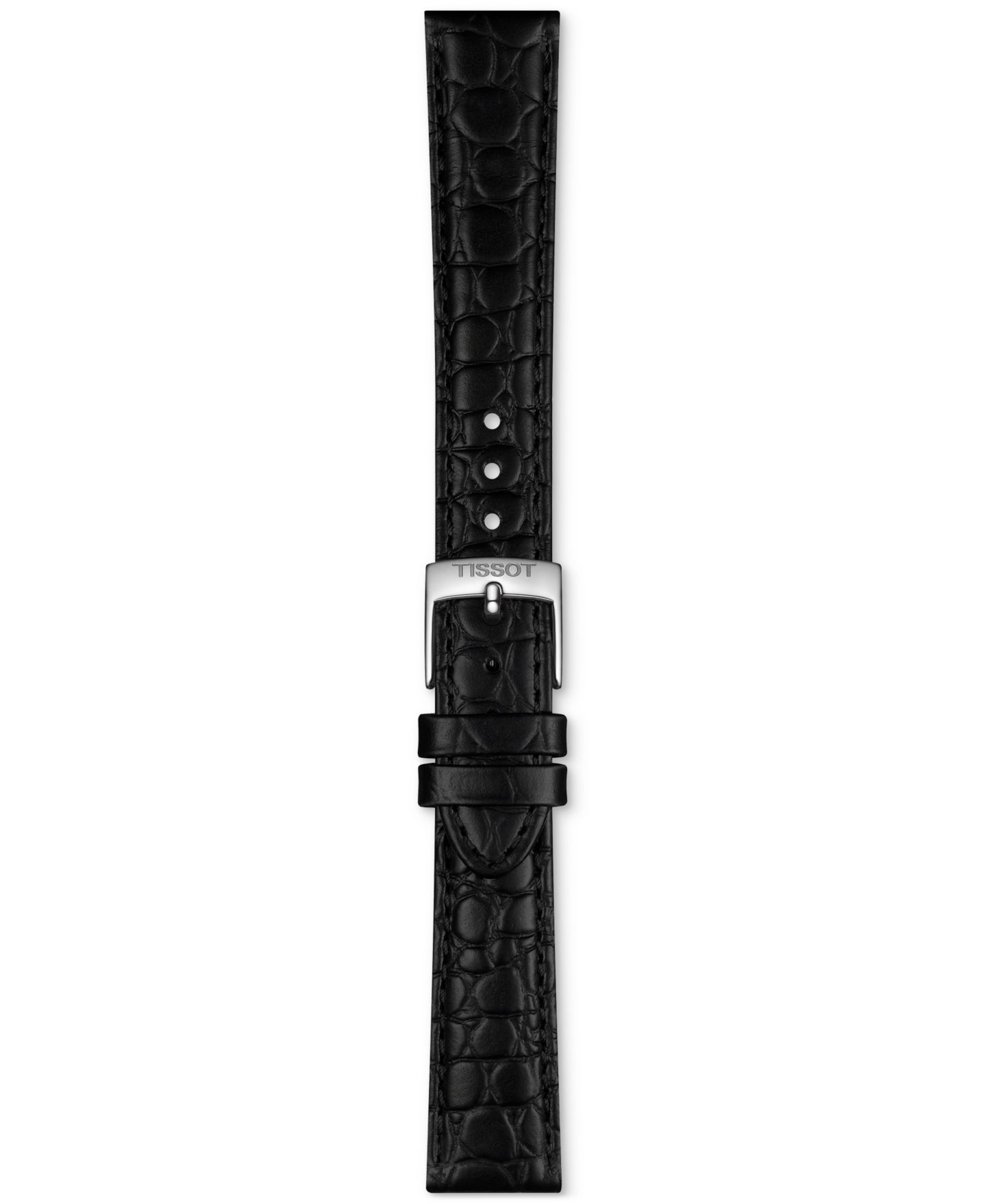 Женские часы Tissot Swiss Everytime Black Leather Strap Watch 34mm — фото 4