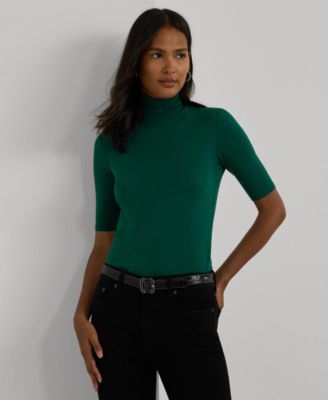 Lauren Ralph Lauren - Women's Stretch Jersey Turtleneck