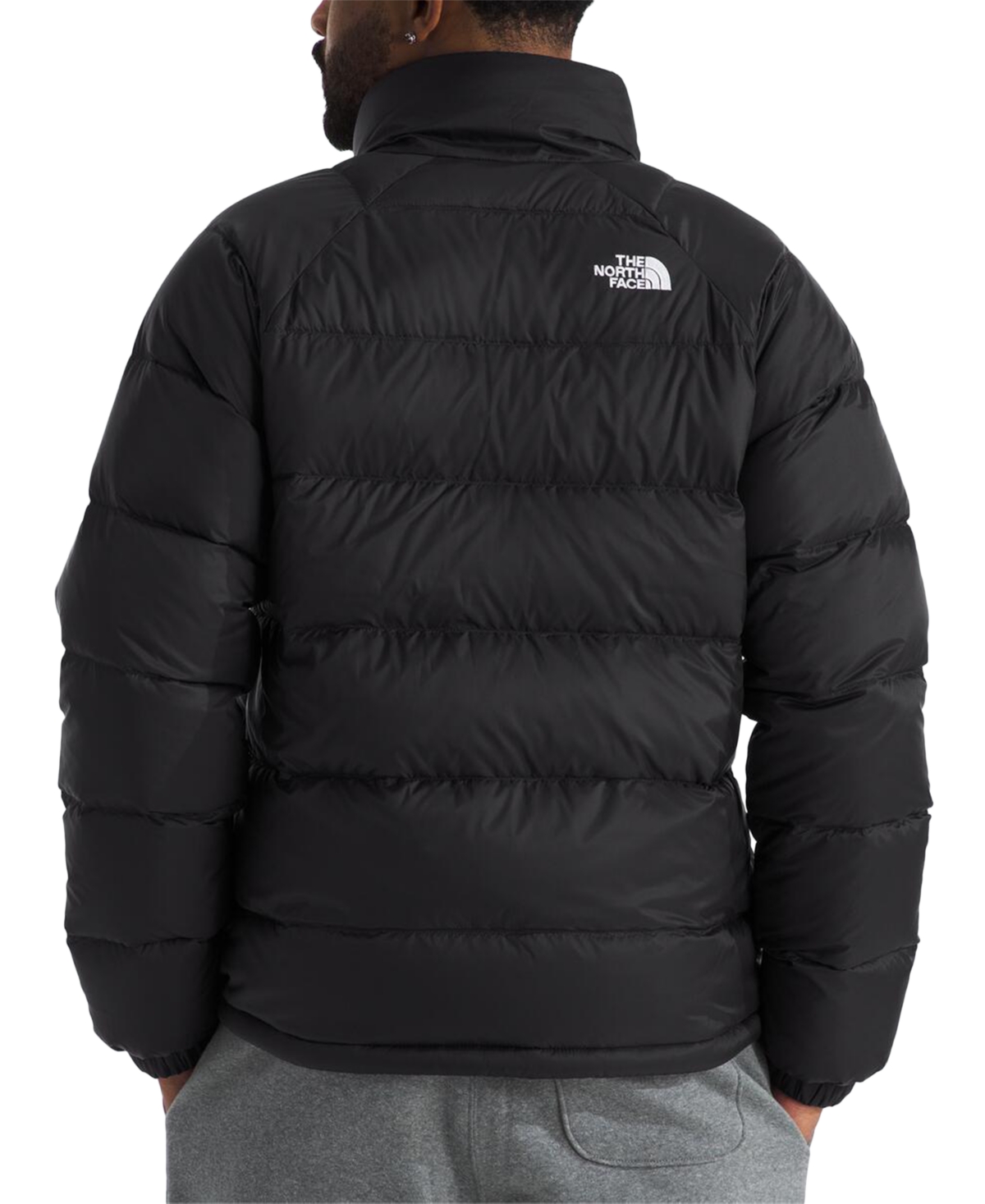 Shop The North Face Men's Hydrenalite Down Full Zip Puffer Jacket In Tnf Black