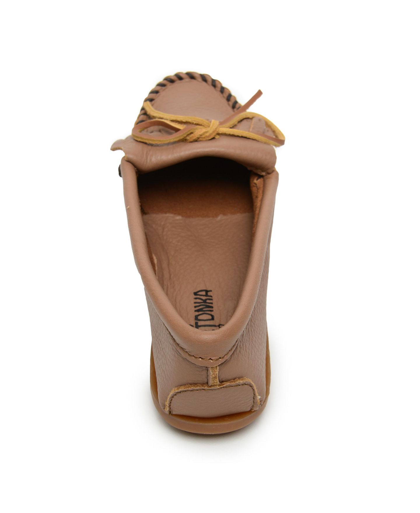 Женские мокасины Minnetonka Kilty из оленьей кожи, цвет: Мокко — фото 5