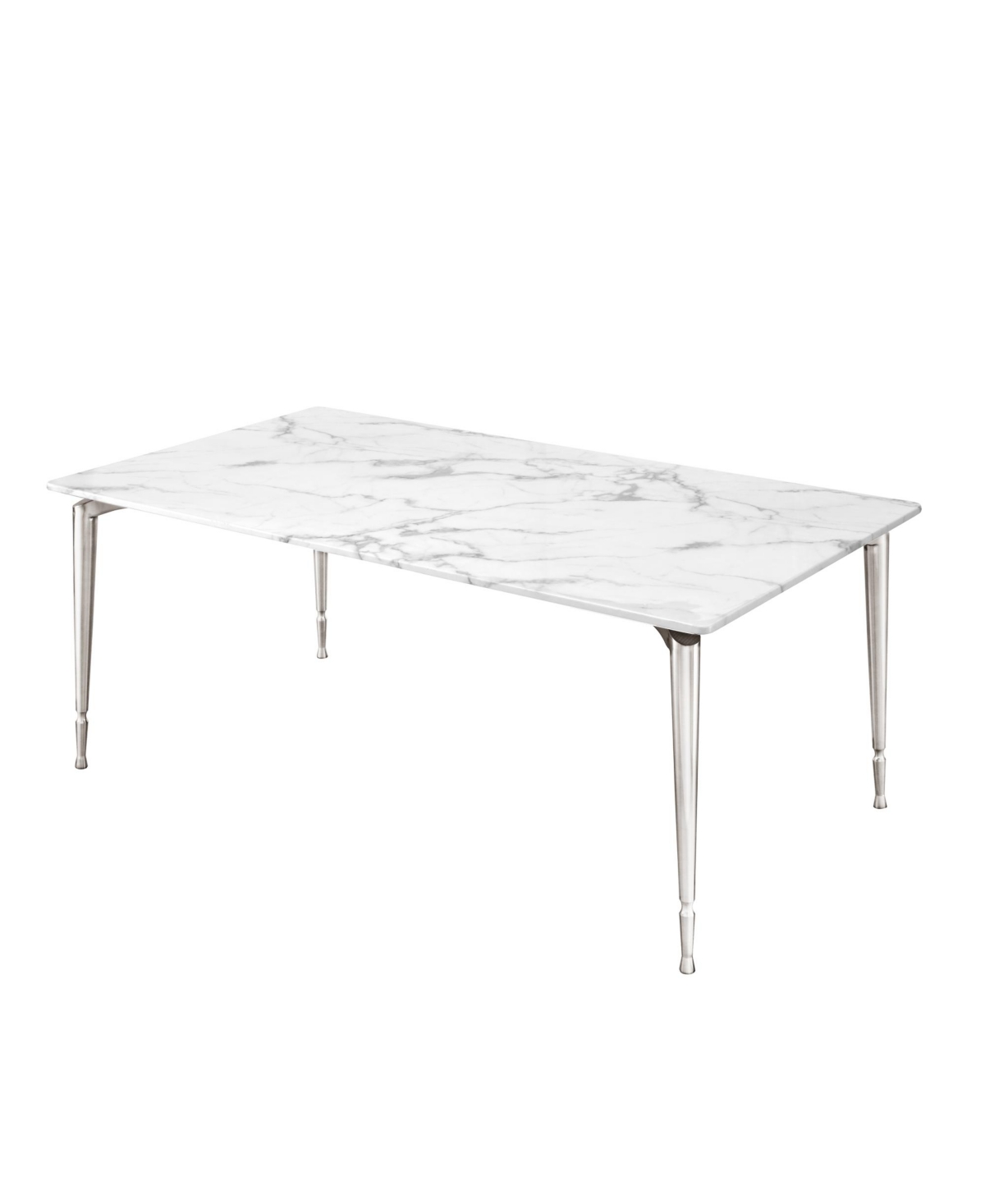 Nicole Miller Ira Dining Table -silver