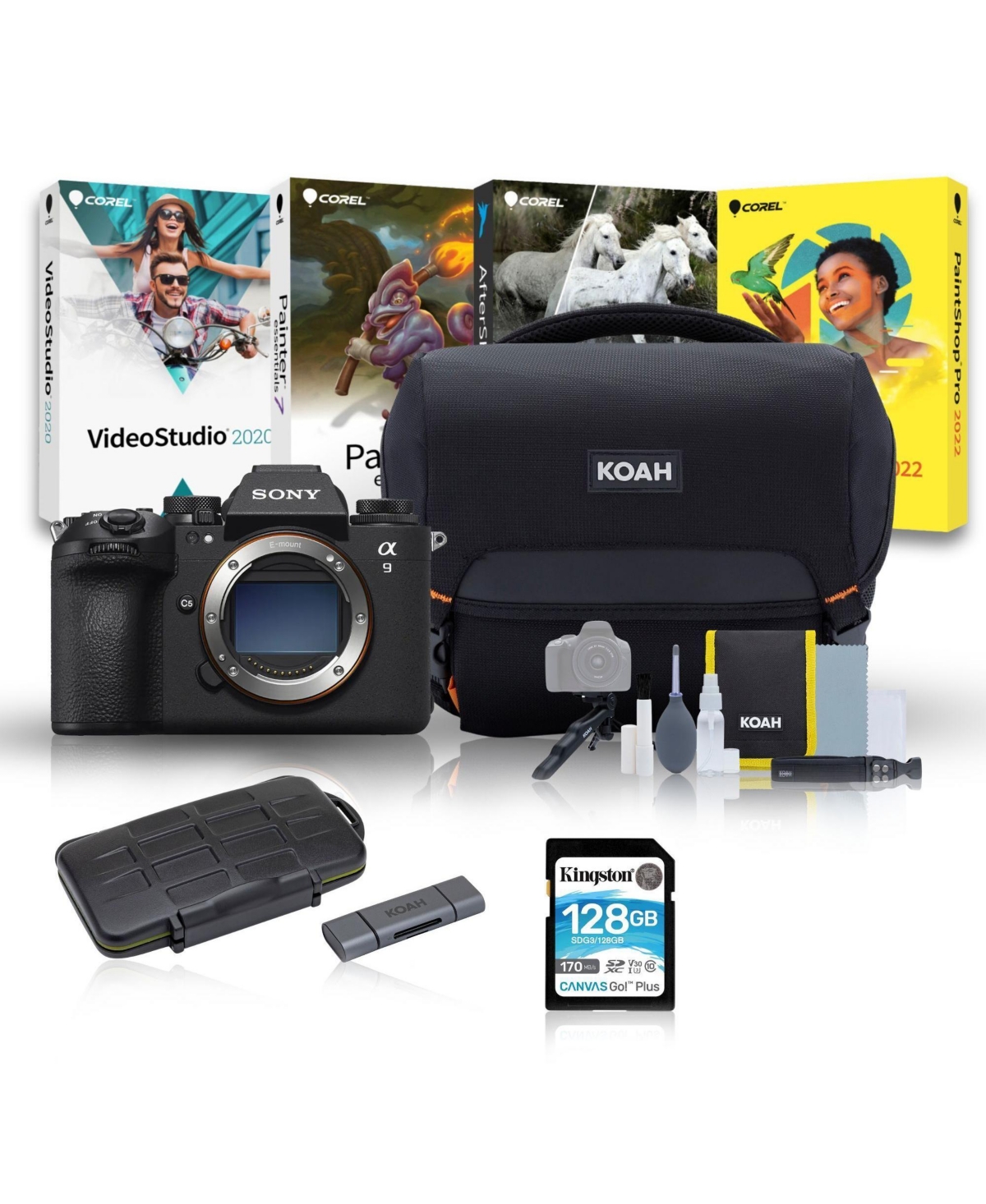 Sony Alpha 9 Mark Iii Full-frame Mirrorless Interchangeable Lens Camera with AFA068S700 17-50mm Lens