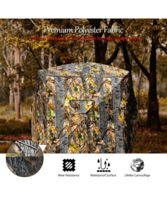 3 Person Portable Surround View Tent with Slide Mesh Window