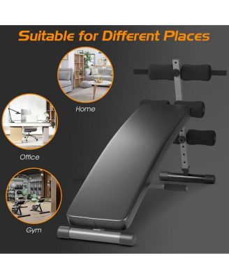 Adjustable Arc-Shaped Decline Sit up Bench
