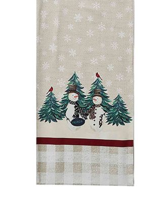 Country Snowman&nbsp;Polyester Runner, 14" x 72"