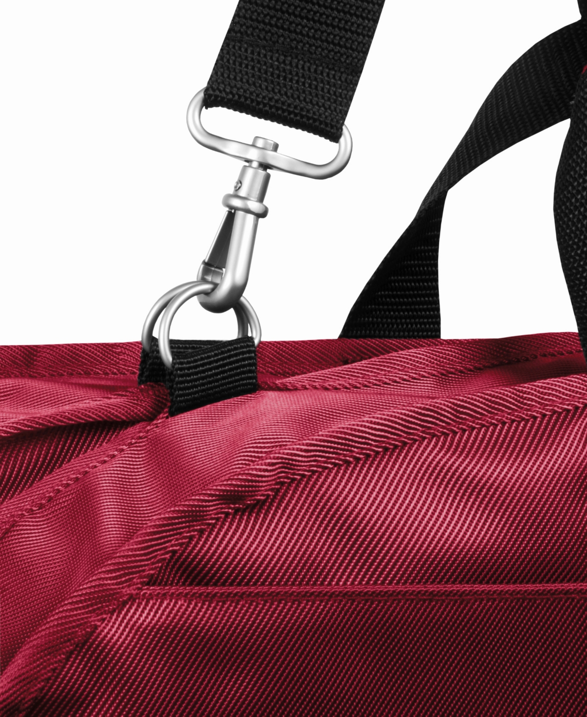 Wallybags 52" Premium Travel Garment Bag With Shoulder Strap And Two Large Pockets In Red
