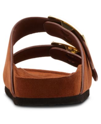 Bodie Buckle Footbed Slide Sandals