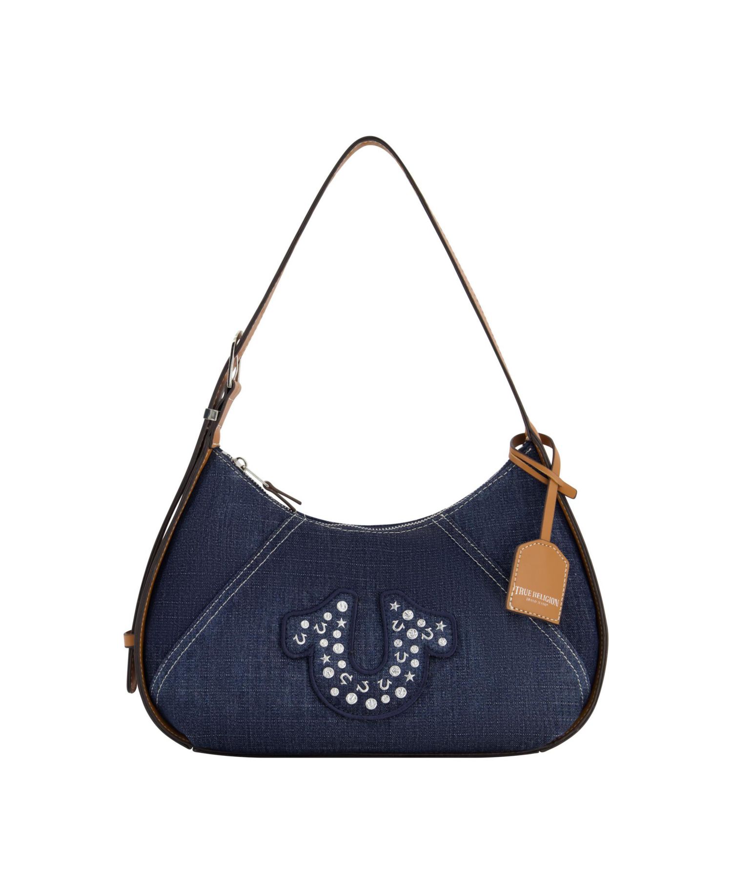 True Religon Strudded logo Denim Hobo