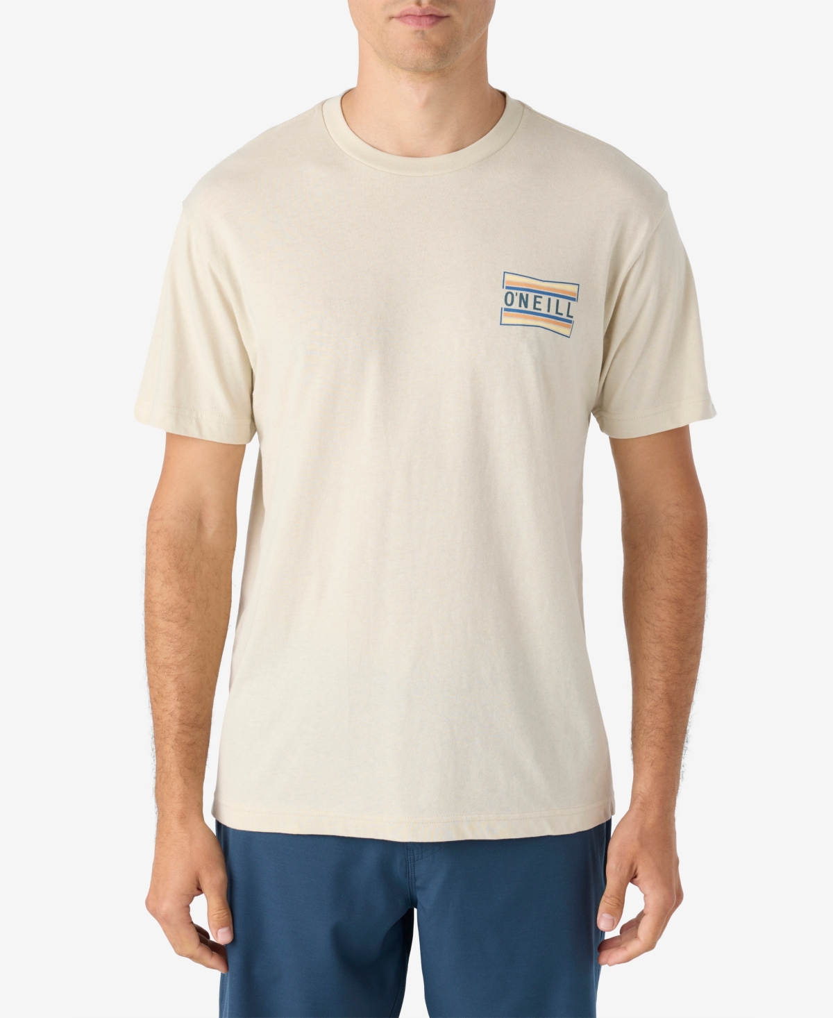 O'neill Men's Working Stiff Graphic Tees In Light Khaki