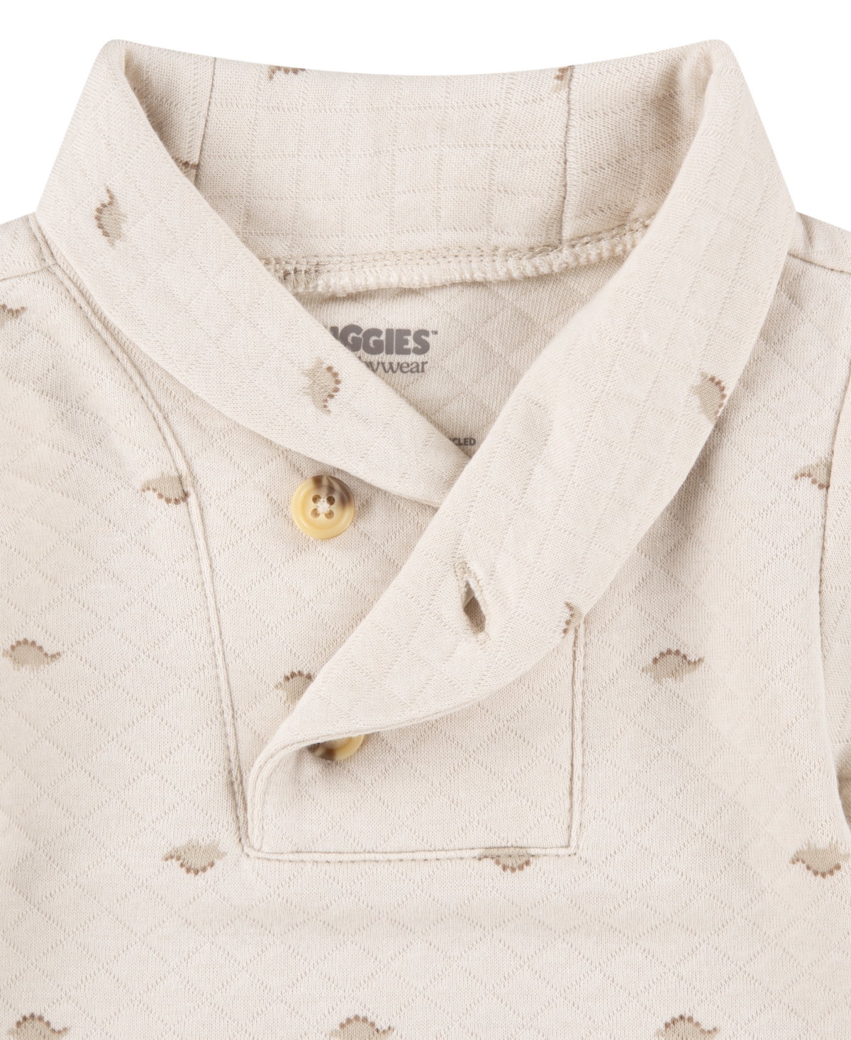 Huggies Baby Boys Quilted Coverall In  French Oak