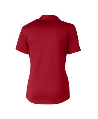 Women's Cardinal Louisiana Ragin' Cajuns Prospect Textured Stretch Polo Top