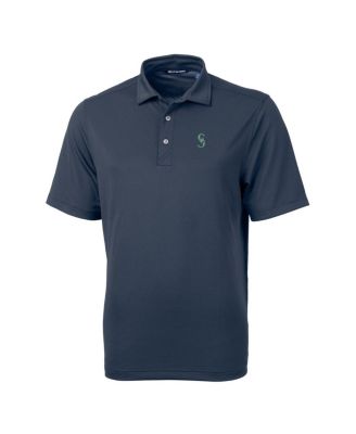 Men's Navy Seattle Mariners Big Tall Virtue Eco Pique Polo