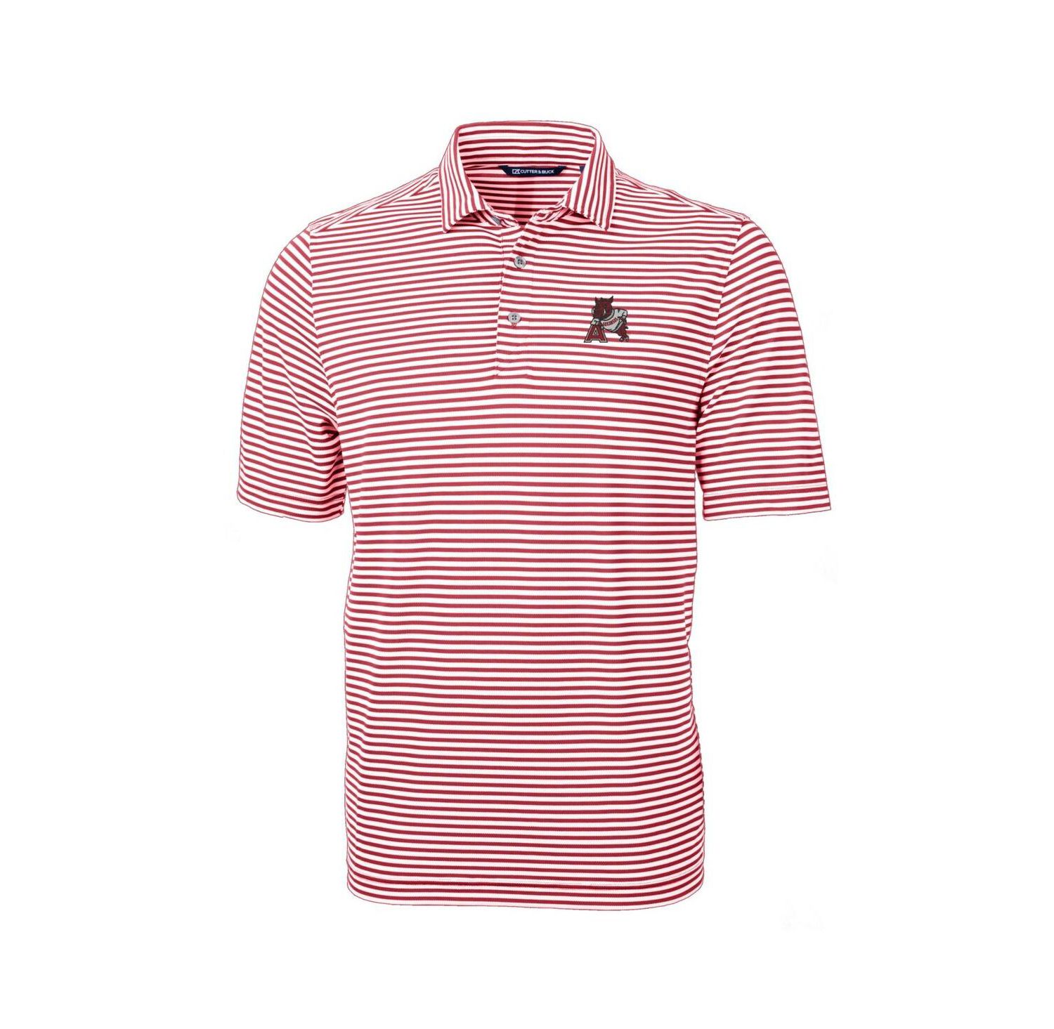 Men's Arkansas Razorbacks Throwback Logo Virtue Eco Pique Stripe Polo