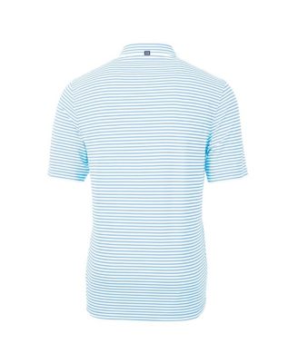 Men's Light Blue UCF Knights Citronaut Virtue Eco Pique Stripe Polo
