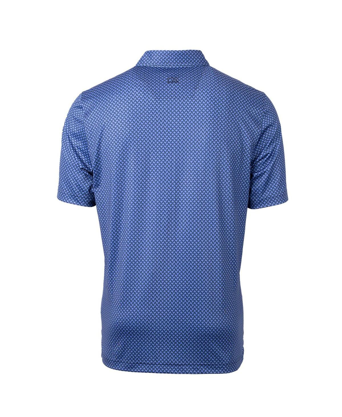 Cutter & Buck Men's Navy Arizona Wildcats Pike Banner Print Polo In Navy