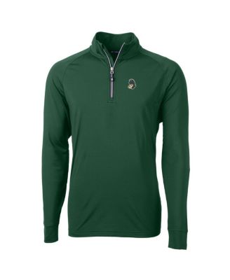 Men's Green Michigan State Spartans Adapt Eco Knit Stretch Quarter-Zip Pullover Top