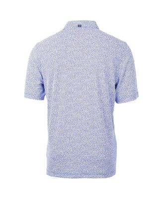 Men's Royal Kansas Jayhawks Virtue Eco Pique Botanical Polo