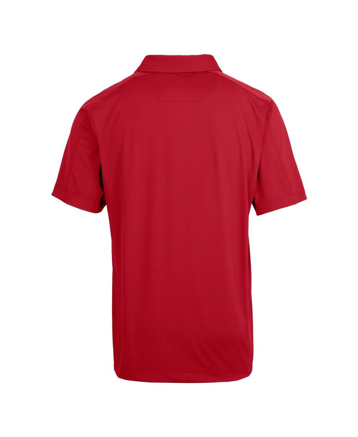 Cutter & Buck Men's The Players Drytec Prospect Textured Stretch Polo In Red