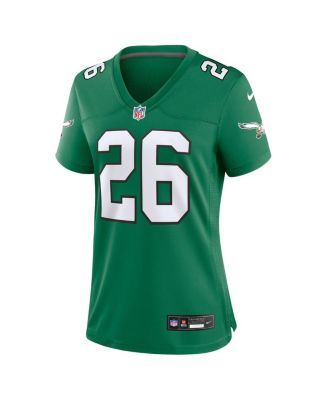 Women's Saquon Barkley Kelly Green Philadelphia Eagles Alternate Game Jersey