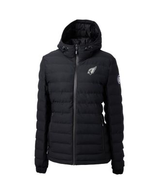 Women's Black Arizona Cardinals Mission Ridge Eco Insulated Full-Zip Hoodie Puffer Jacket