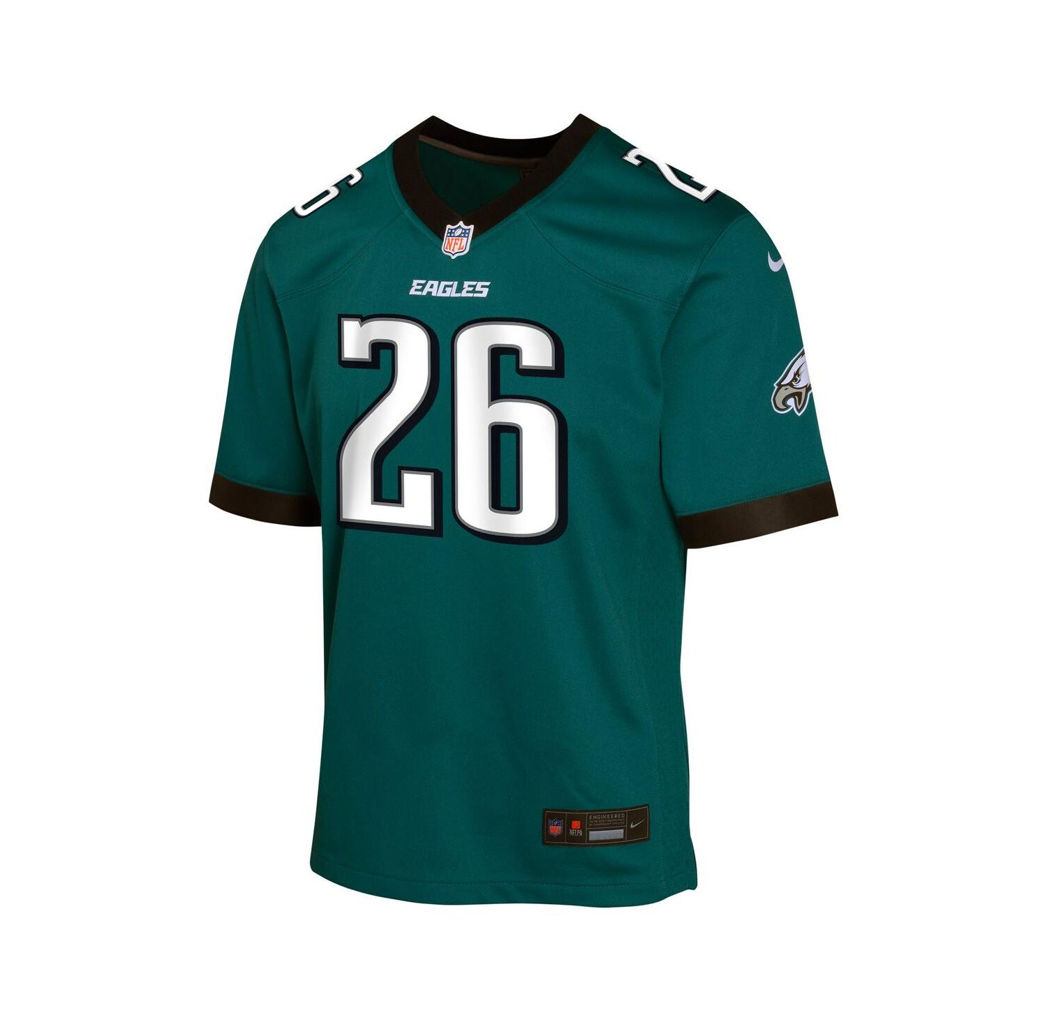 Big Boys and Girls Saquon Barkley Midnight Green Philadelphia Eagles Team Player Game Jersey